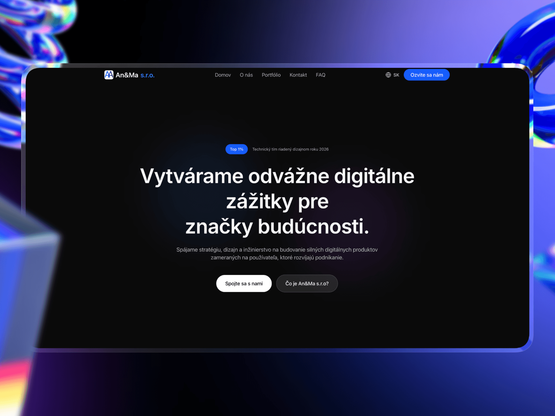 Anma Labs multilingual software company website